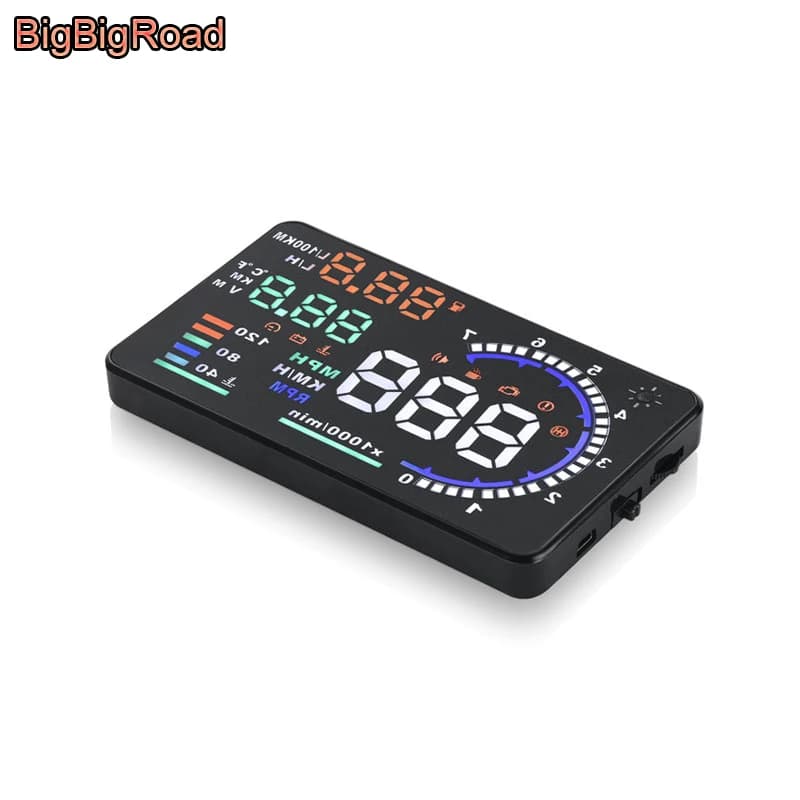 Auto OBDII 2 EUOBD Auto HUD Parabrezza Proiettore Per Infiniti Q50 Q60 FX35 QX35 G35 G37 QX60 QX70 QX80 Head Up Display SPeed Warn