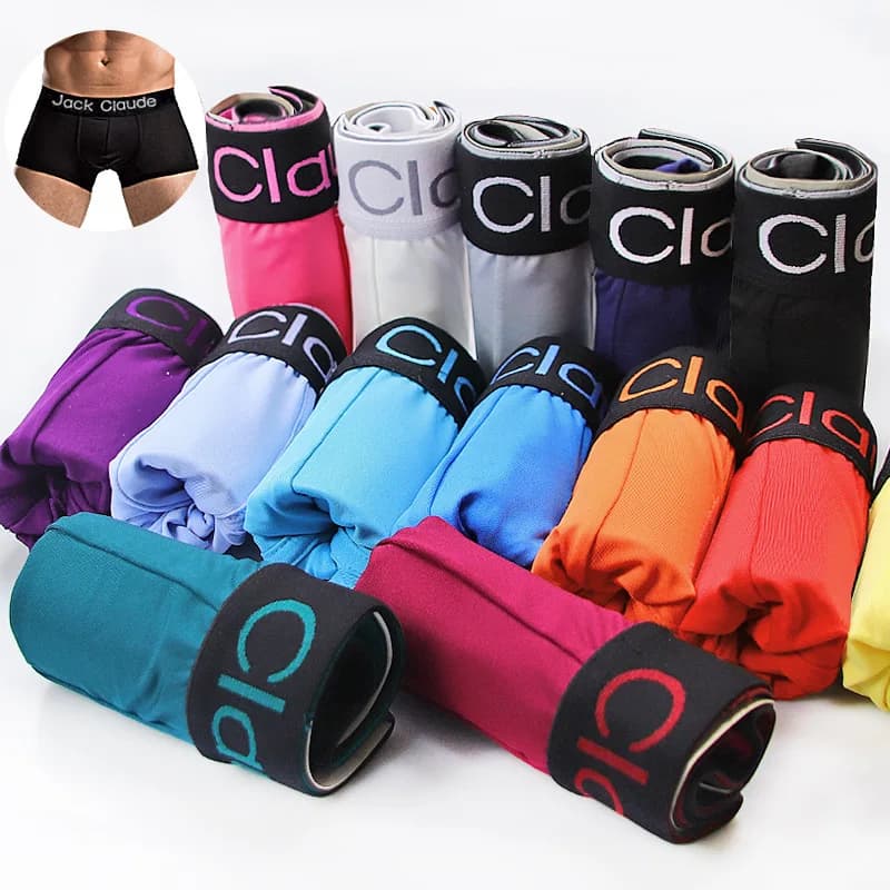 10Pcs/Lot Mens Underwear Boxers Men's Sexy Soft Underpants Boxer For Men Panties Comfortable boxeador bokserki Male Boxershorts