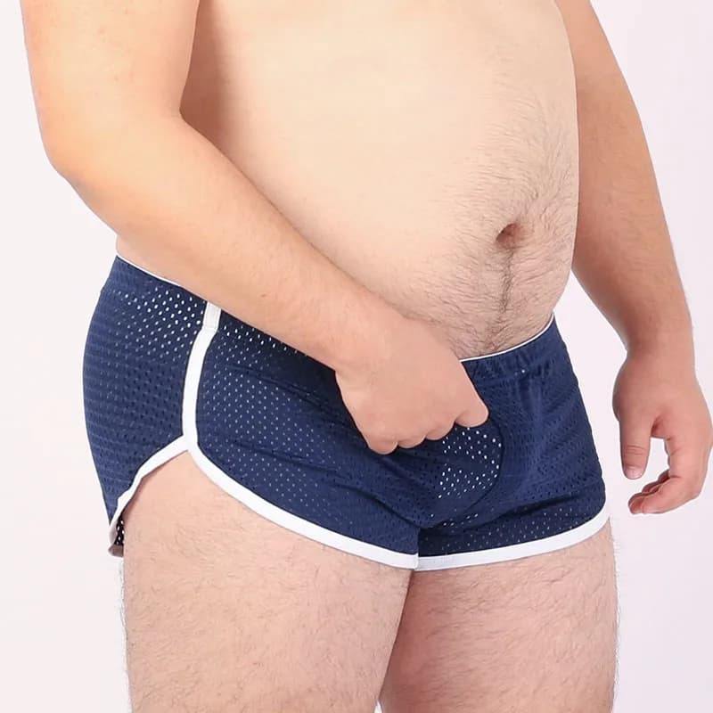 5 PEZZI/LOTTO Nuovi Arrivi Boxer da Uomo in Rete Traspirante, Slip a Rete, Pantaloncini 6 Colori M L XL XXL XXXL