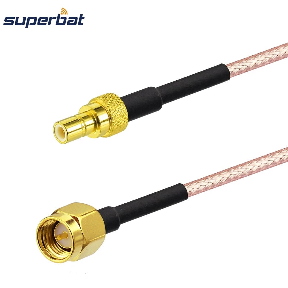 Superbat SMA Maschio a Spina SMB Cavo Coassiale RG316 40 Centimetri Connettore Dritto Cavo Pigtail per Auto GPS GSM Wifi Antenna Accessorio