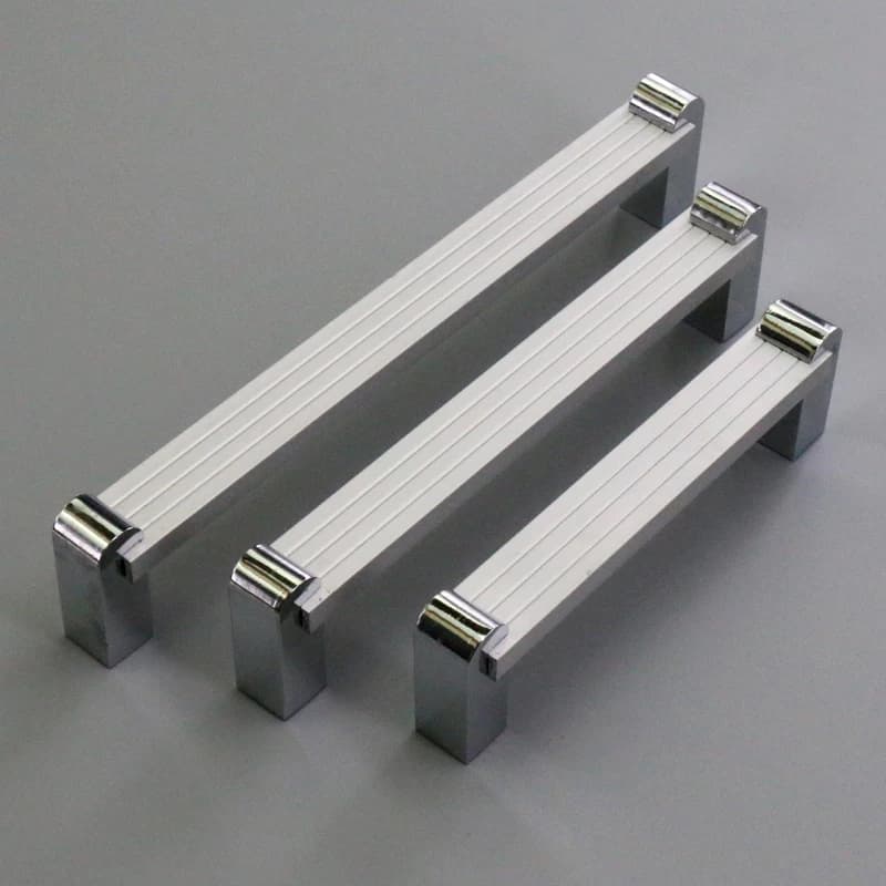 1x pomello per cassetto in alluminio, armadio da cucina, armadio, porta dell'armadio, dimensioni del foro 96 mm 128 mm 160 mm