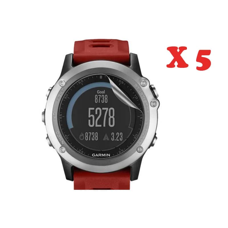 Pellicola protettiva morbida HD ultra trasparente per Garmin Fenix 3/Fenix3 HR Protezione display Copertura protettiva per schermo intero (non in vetro)