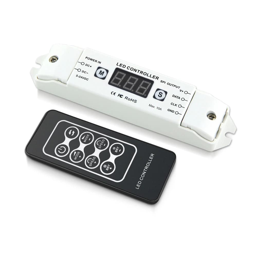 Controller per strisce pixel LED Digitale indirizzabile LED Magic Color Running Strip WS2801 WS2811 ws2812 sk6812 IC DC5V-24V 1000 pixel