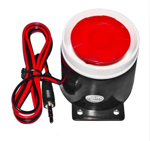 2025 Mini 120db Grandi Suoni Sirena Cablata Mini Sirena Cablata Corno DC 12V per Sistema di Sicurezza Allarme Domestico Cablato Casa