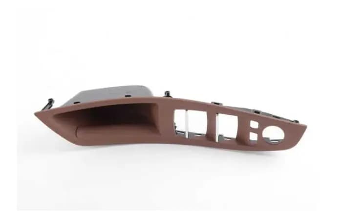 1 set nuovo maniglia interna marrone per porta anteriore sinistra con pannello interruttore a incasso per BMW F10 51417261933