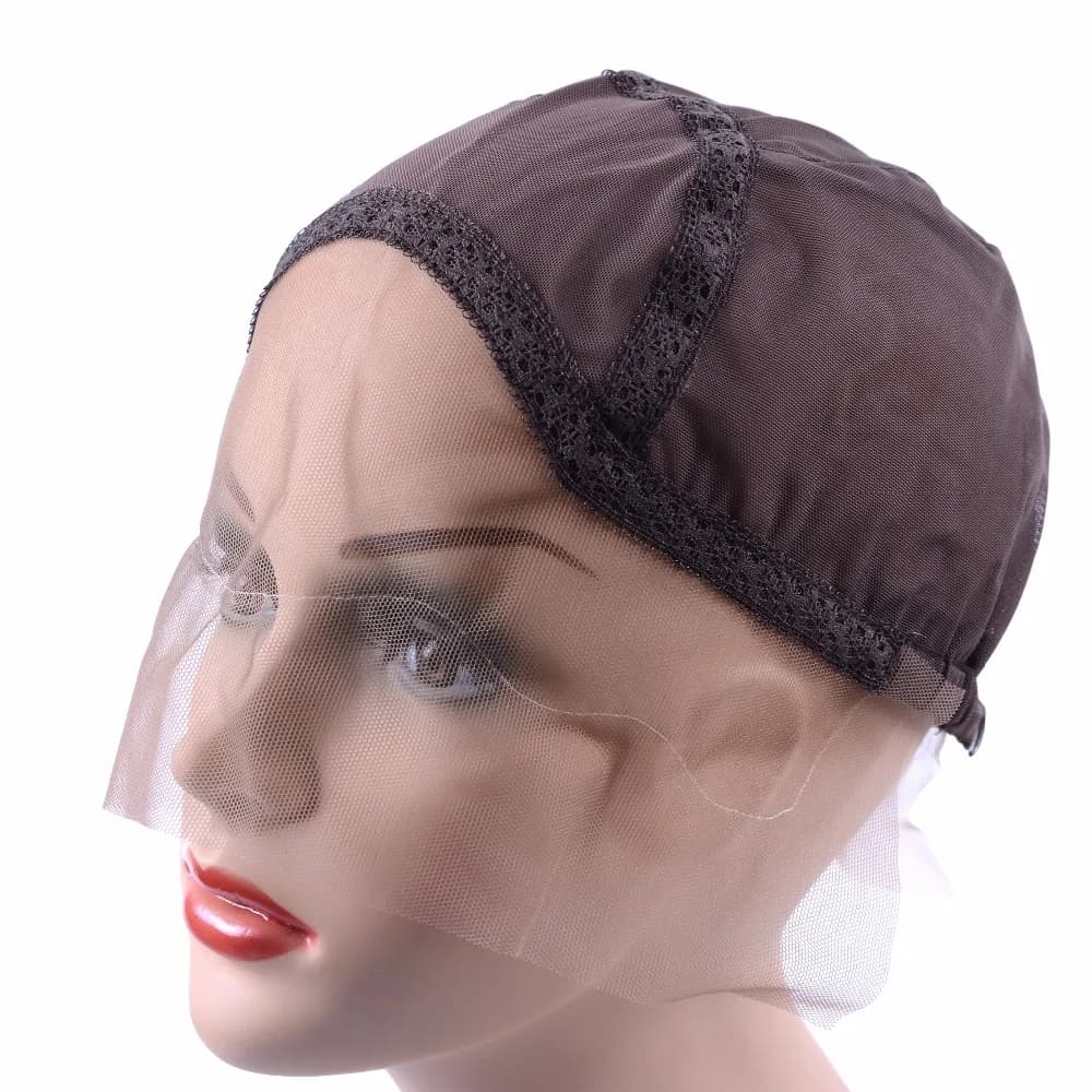 1 PC Lace Front Wig Cap for Making Wigs with Adjustable Strap Glueless Weaving Cap Wig Caps for Women