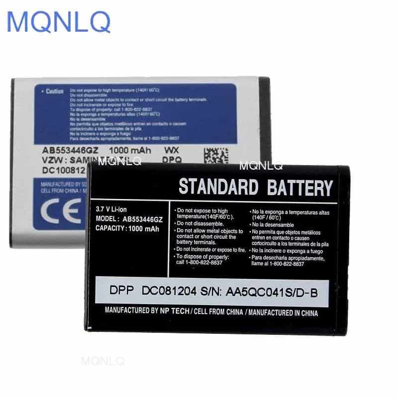 Per batterie Samsung AB553446GZ per batteria Smooth U350 Gusto U360 U430 A580