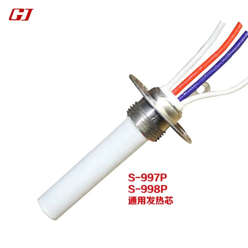 110V/220V pompa dissaldante sottovuoto elettrica elemento termico pistola a ventosa a saldare nucleo termico S-997P/S-998P