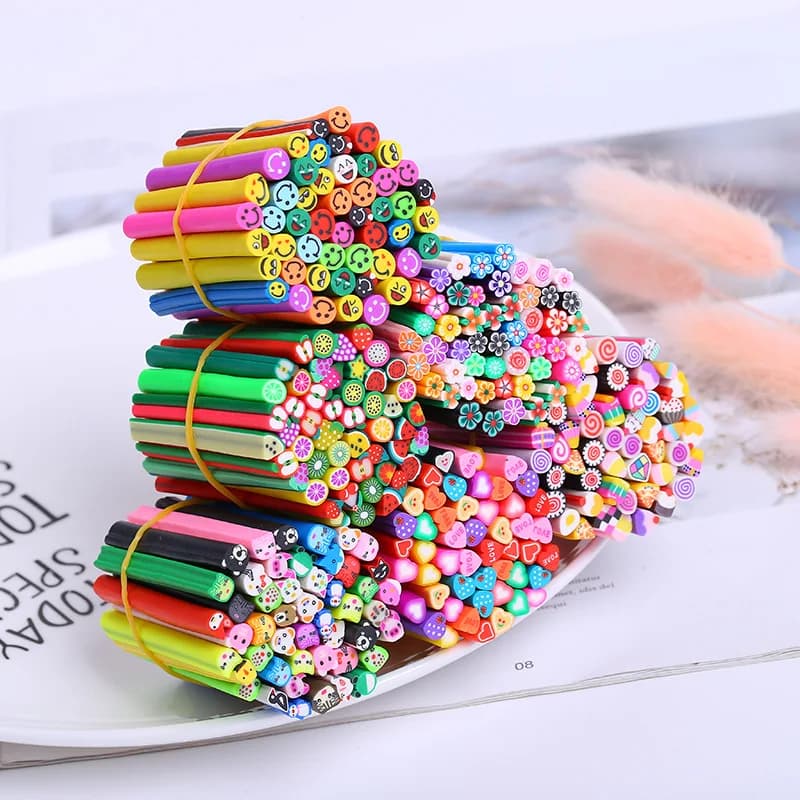 20 pz/set Fette di Frutta Per Forniture di Melma/Nail Art Tips Argilla Fette di Frutta Artificiale Bastoni Slimes Giocattoli Accessori FAI DA TE