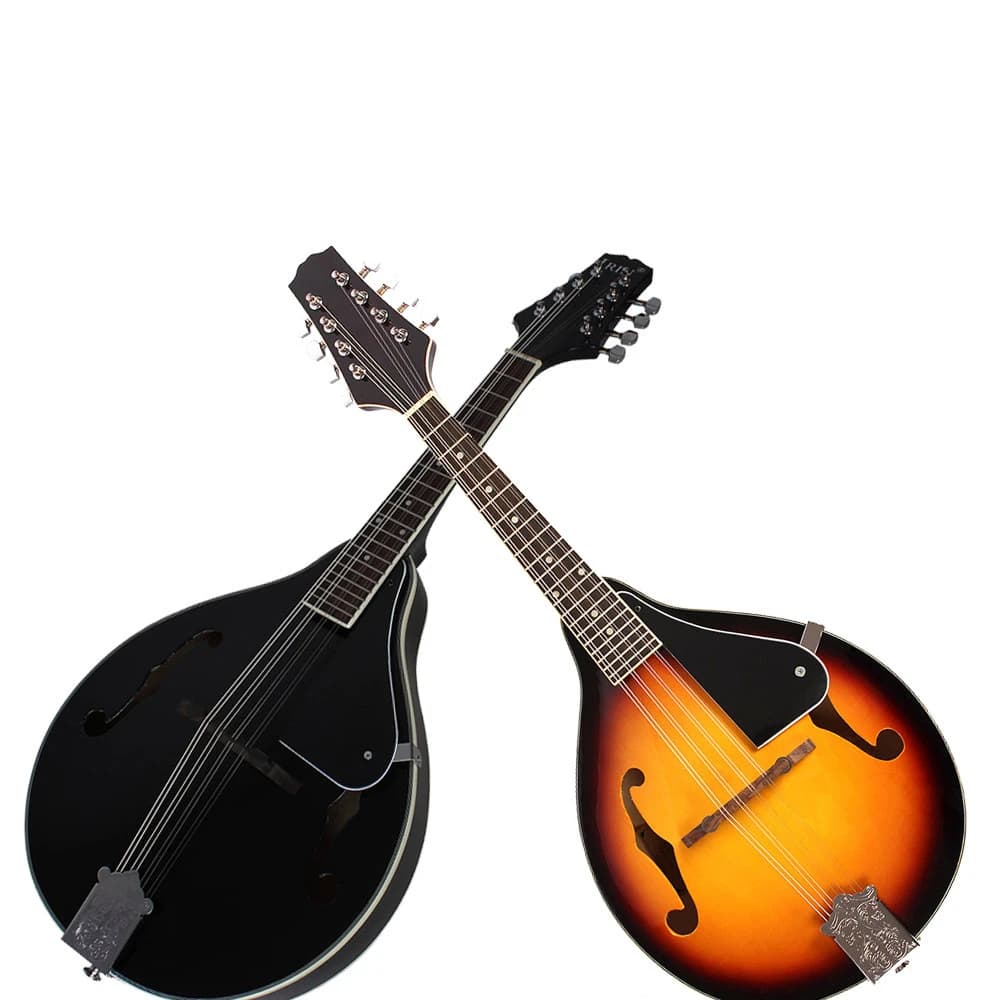 Strumento musicale mandolino in tiglio a 8 corde stile A Ukulele con strumento per chitarra mandolino con corde in acciaio in palissandro regolabile
