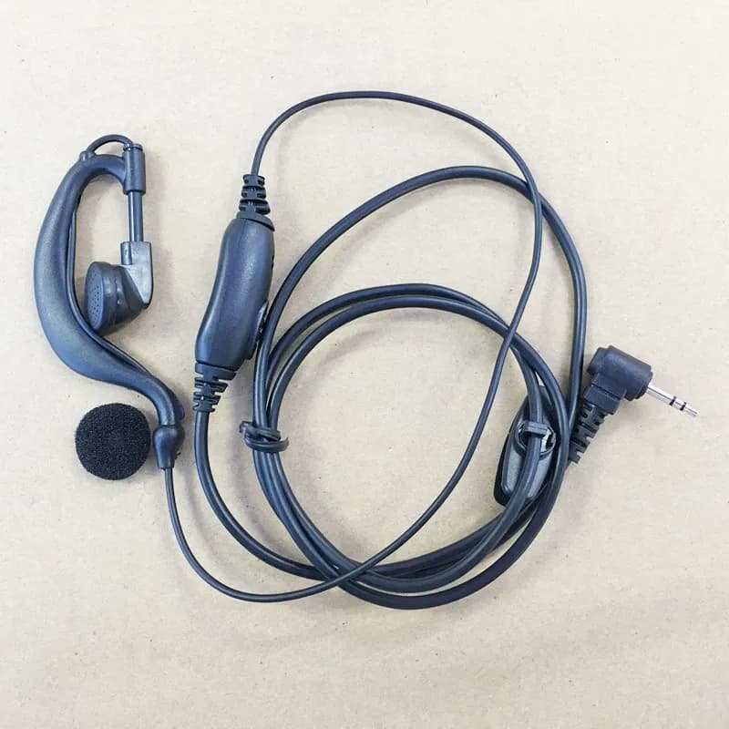 Cuffie jack Big PTT da 2.5mm per MOTOROLA T5428,T5620,T5,T6,T7,T8,HYTERA TC310,TC320,TYT TH 2R,3R walkie talkie