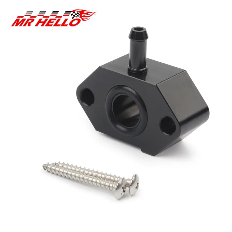 Adattatore per vuoto kit rubinetto turbo boost per auto in alluminio nero per motore Audi EA111 1.4T