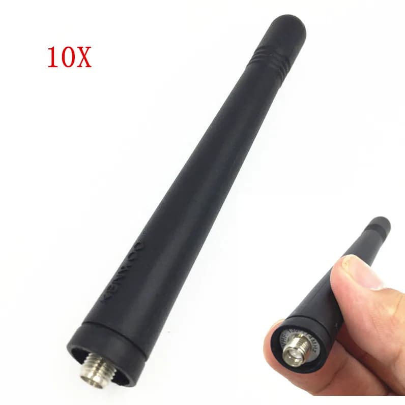 10X antenna a frusta corta in gomma VHF 136-174Mhz SMA femmina per Kenwood TK2207 TK2217 TK2317 TK2207G ecc walkie talkie circa 10.8cm
