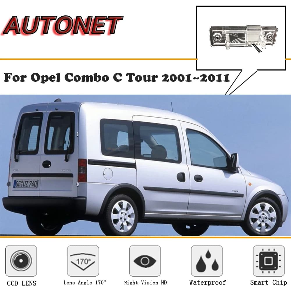 AUTONET Videocamera vista posteriore Per Opel Combo C Tour 2001 ~ 2011 CCD/Night Vision/Inversione Della Macchina Fotografica/Macchina Fotografica di Sostegno /della targa della macchina fotografica