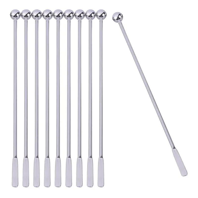 5 Pcs 19cm in acciaio inossidabile creativo miscelazione Cocktail agitatori bastoni per la festa nuziale Bar swiso trapano vetro miscelazione asta manuale