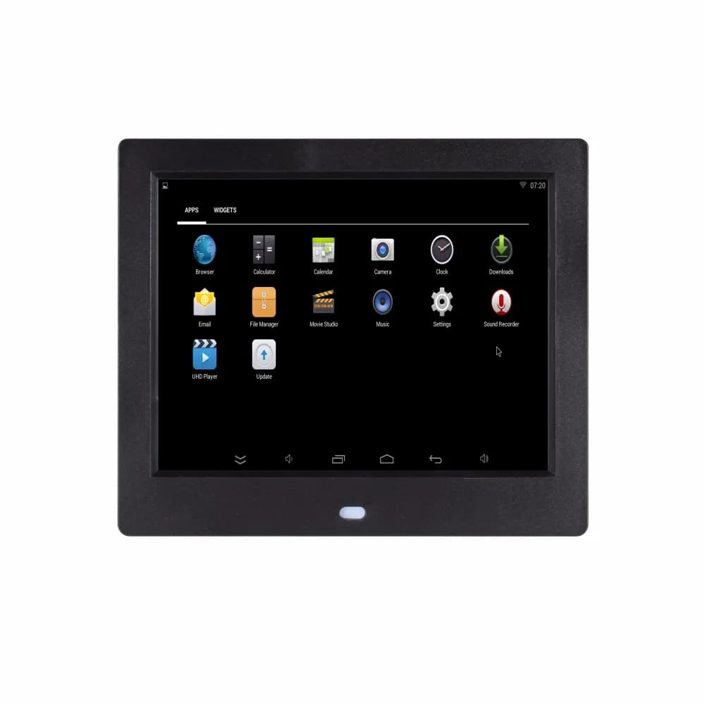 Sistema operativo Android WIFI da 8 pollici Ram 512MB Rom Cornice per foto digitale con memoria 8G Album digitale da 8 pollici Album elettronico 4X3