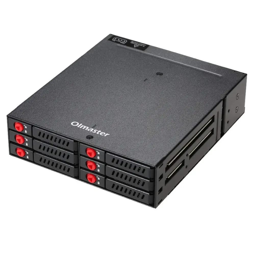 6 housings 4 SATA SSD 2.5 inch HDD Hot Swap Mobile Rack/Custom for hard drive Data storage Rack for 5.25 4 housings