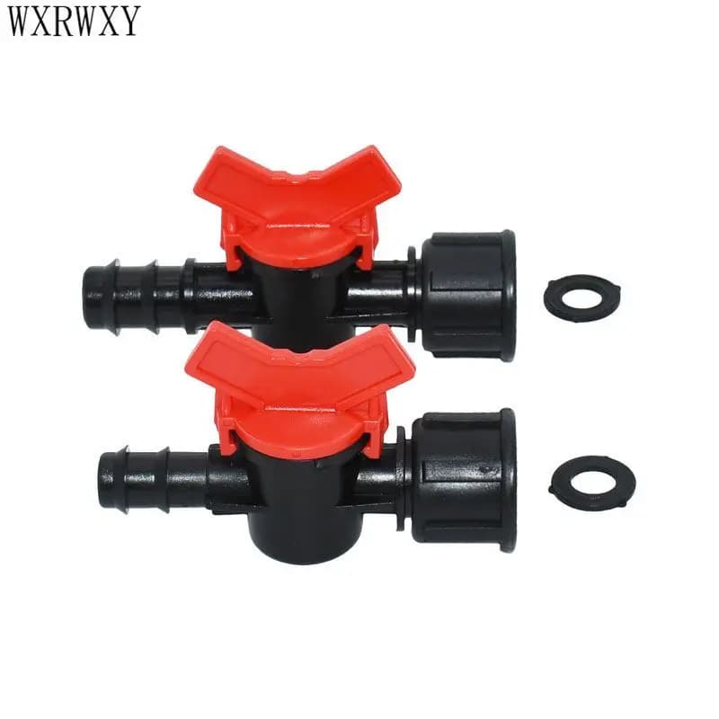 Valvola di irrigazione a goccia Femminile 1/2-16mm tubo 20mm tubo Da Giardino connettori rubinetto valvola Waterstop gru 1 pz