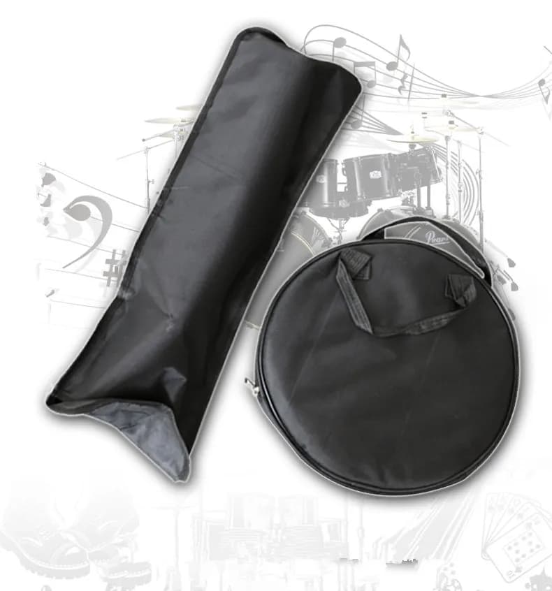 Portatile durevole 8 10 12 pollici borsa per pratica del tamburo rullante custodia per tamburo muto morbido gig imbottito pacchetto supporto staffa per rack copertura