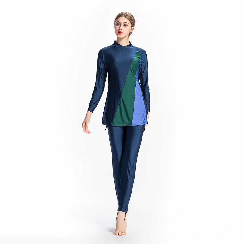 2021 Donne Modeste Ragazze Costumi da Bagno Musulmani Copertura Completa Modesto Musulmano Islamico Burkini Costume da Bagno Islamico Abiti Plus Size