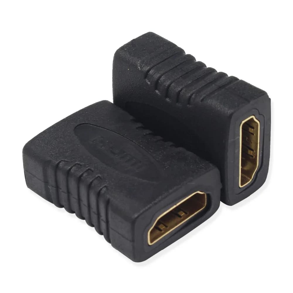 Convertitore connettore accoppiatore adattatore HDMI femmina-femmina da 2 pezzi per adattatore HDMI HDTV 1080P