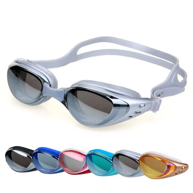Women's Swimwear Earrings For Men's Pool Glasses Professional Swimming Glasses in Waterproof Adjustable Silicone