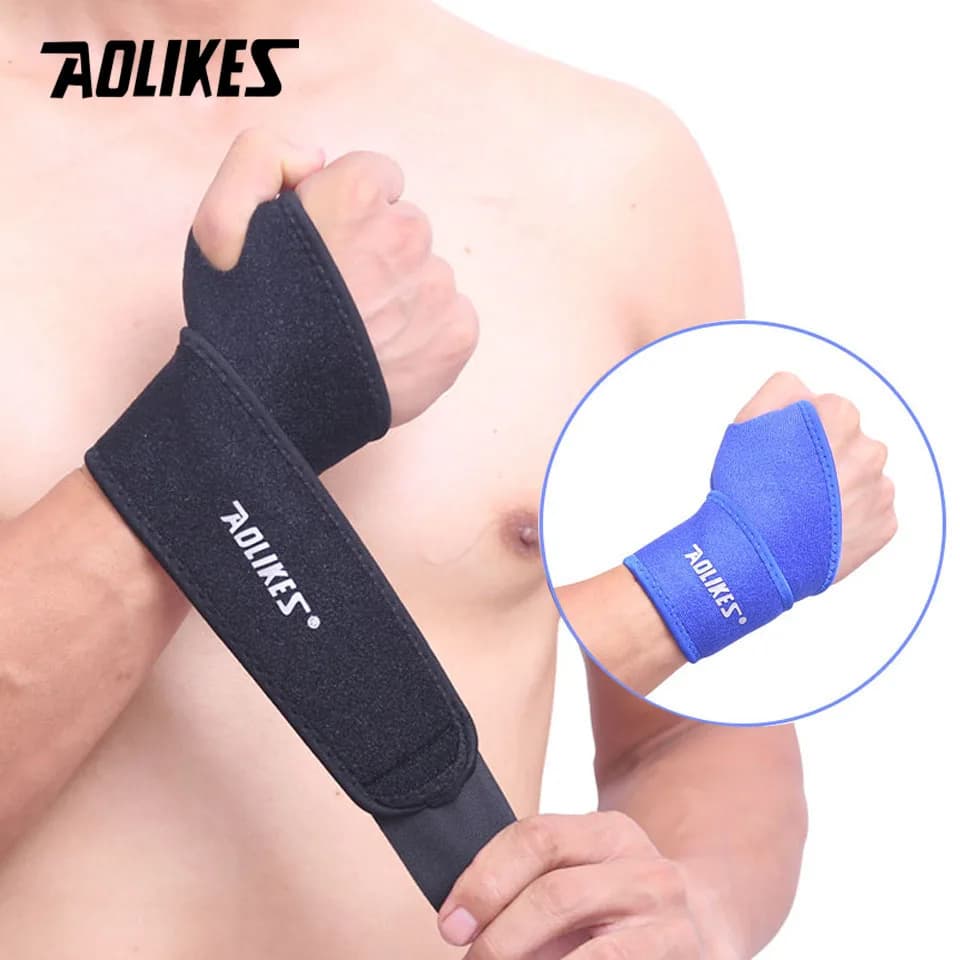 AOLIKES 1 PZ In Acciaio Regolabile Brace Supporto per Il Polso Stecca Fratture Del Tunnel Carpale Sport Distorsione per Pesistica Protector
