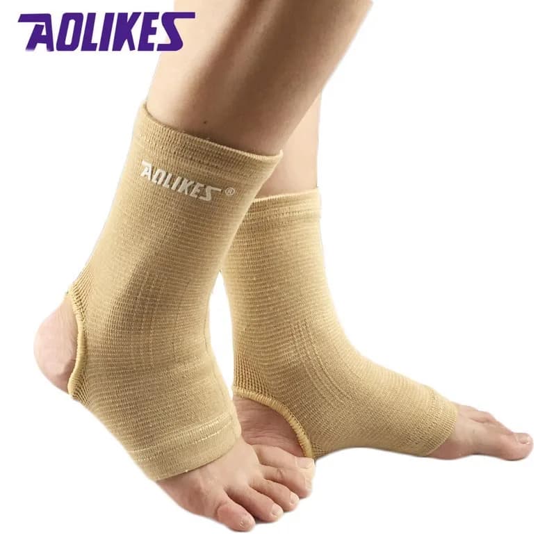 AOLIKES 1 paia Elastici Per Il Fitness Supporto Della Caviglia Brace Wrap Sport di Sicurezza Palestra Calcio Piede Caviglia Distorsione Congiunta Protector tobillera