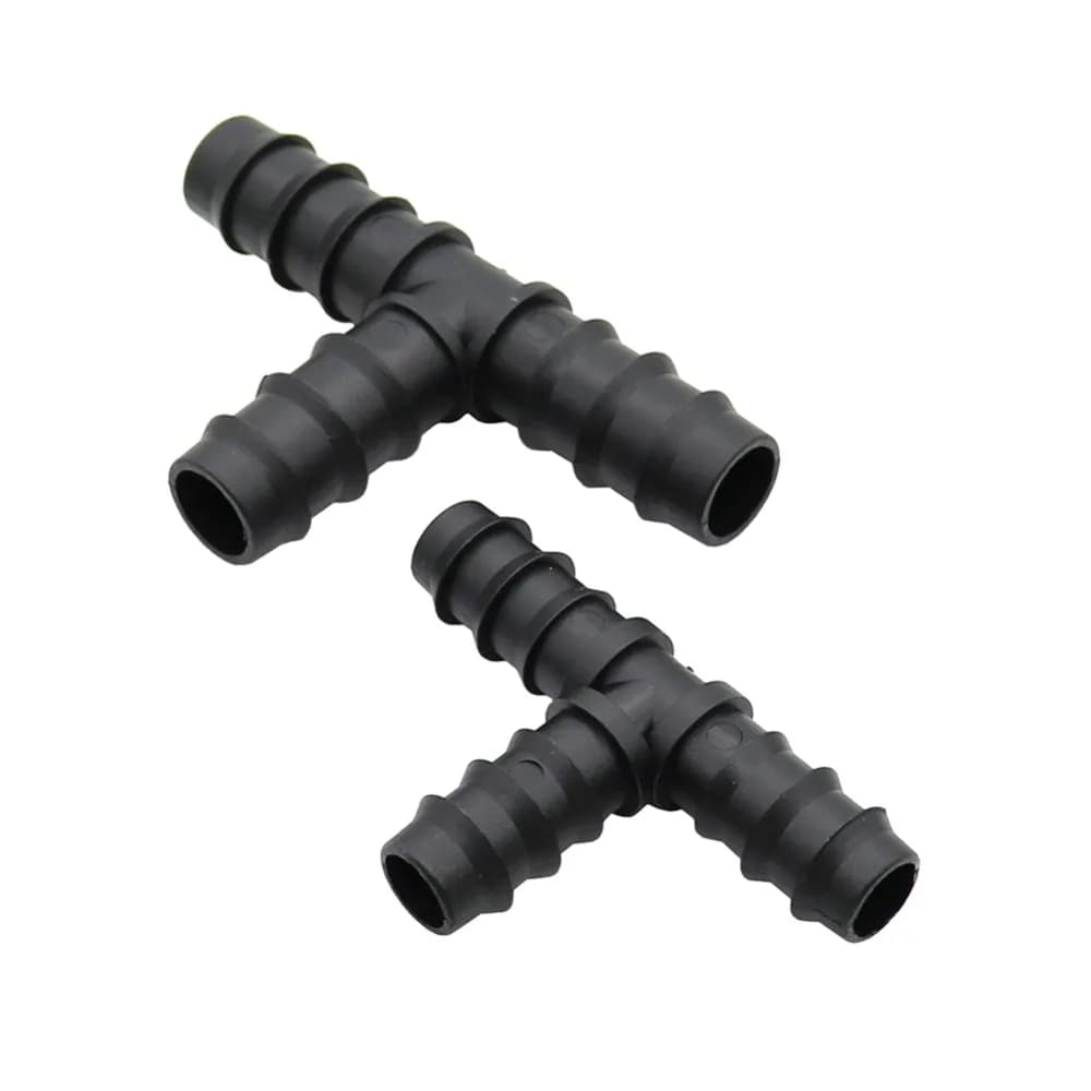 10 Pcs DN16 DN20 connettori per acqua da giardino a tre vie spinato tubo per irrigazione da giardino Tee accessori per l'irrigazione dell'agricoltura del giardino