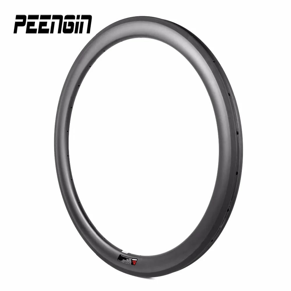Cerchi in carbonio tubolari OEM 700C ultraleggeri da 50 mm, larghezza 23 mm, superficie freno DIY ad alta resistenza, molto venduti per biciclette da negozio giapponese