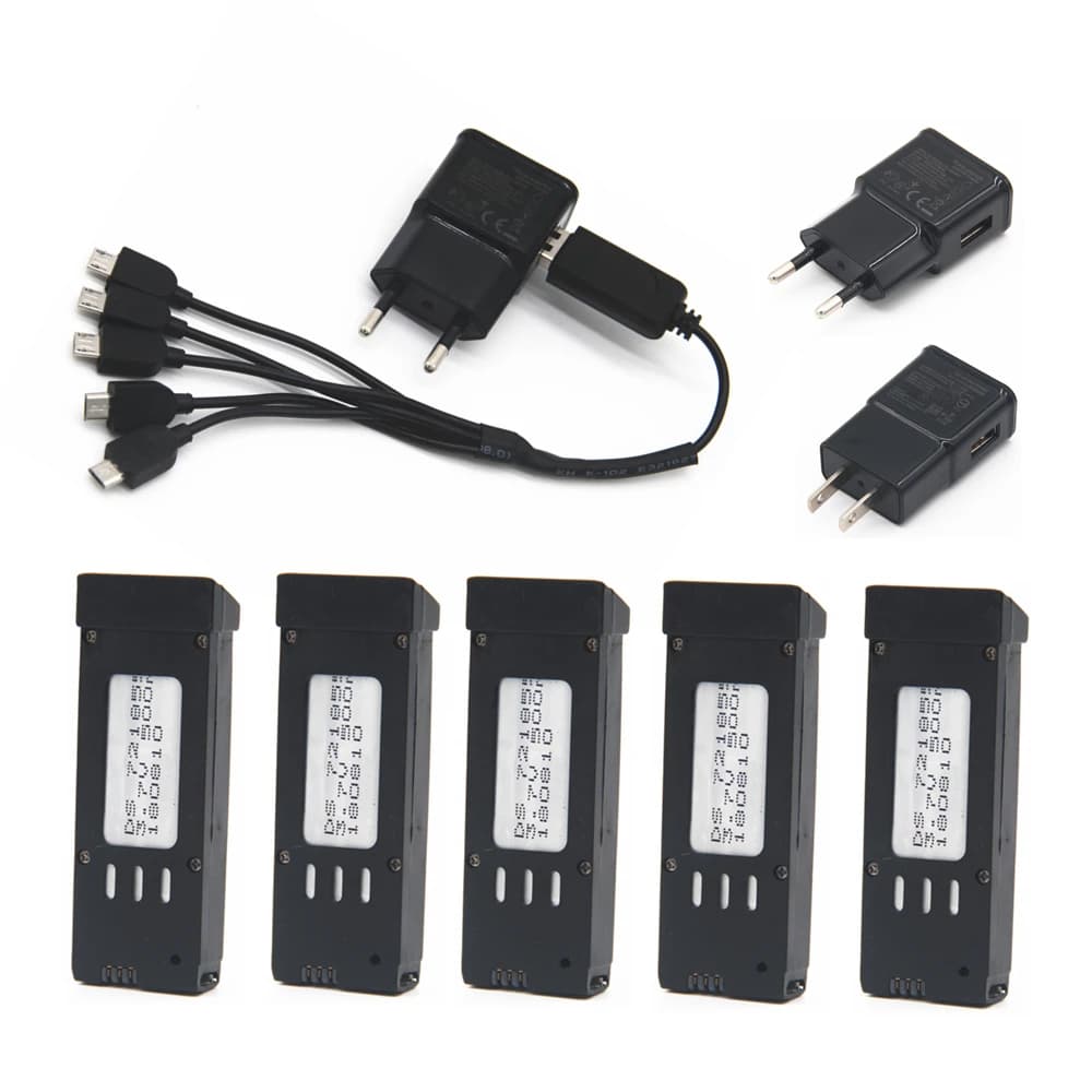 Lipo Batteria 500 Mah 3.7V Sostituzione Batteria Ricaricabile Batteria per Eachine E58 M68 JY019 Rc Drone Quadcopter Pezzi di Ricambio