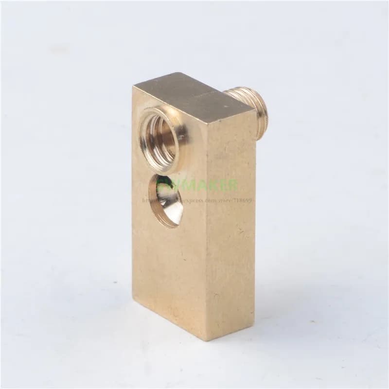 Ultimaker2 UM2 + Blocco riscaldatore esteso testa in ottone staccabile testa in ottone divisa 1.75/3mm per parti della stampante 3D kit Olsson hotend
