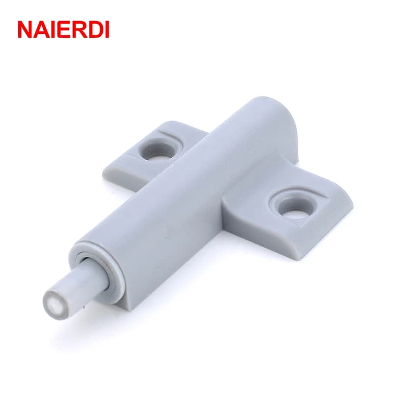 NAIERDI 5 set/lotto grigio bianco porta dell'armadio da cucina fermaporta cassetto morbido silenzioso chiudiporta serranda buffer armadio chiusure con viti