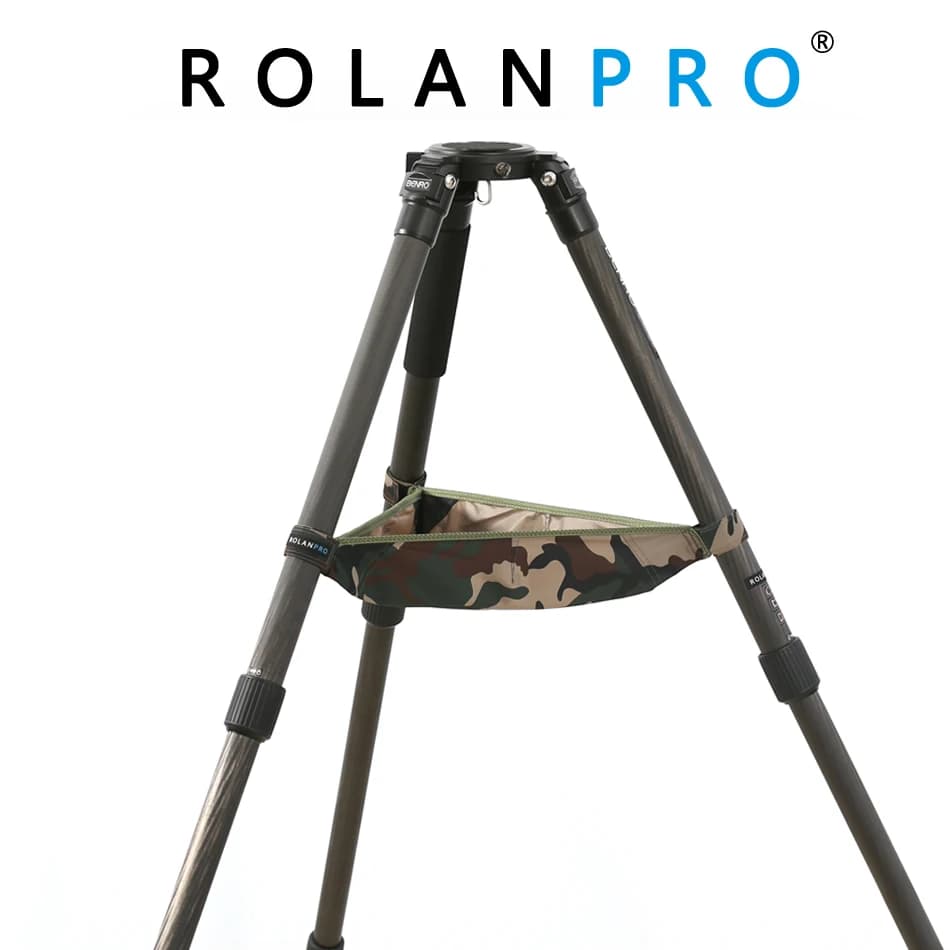 Borsa per Treppiede ROLANPRO, Accessori per Studio Fotografico, Sacca di Sabbia Triangolare per Contrappeso, Supporto Luce Stabile