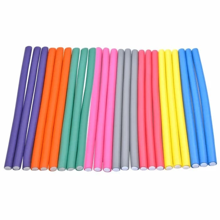10 pcs flexible hair curler curler bigodino maker soft foam Bendy Twist Curls Flexi DIY rollers tools for Styling