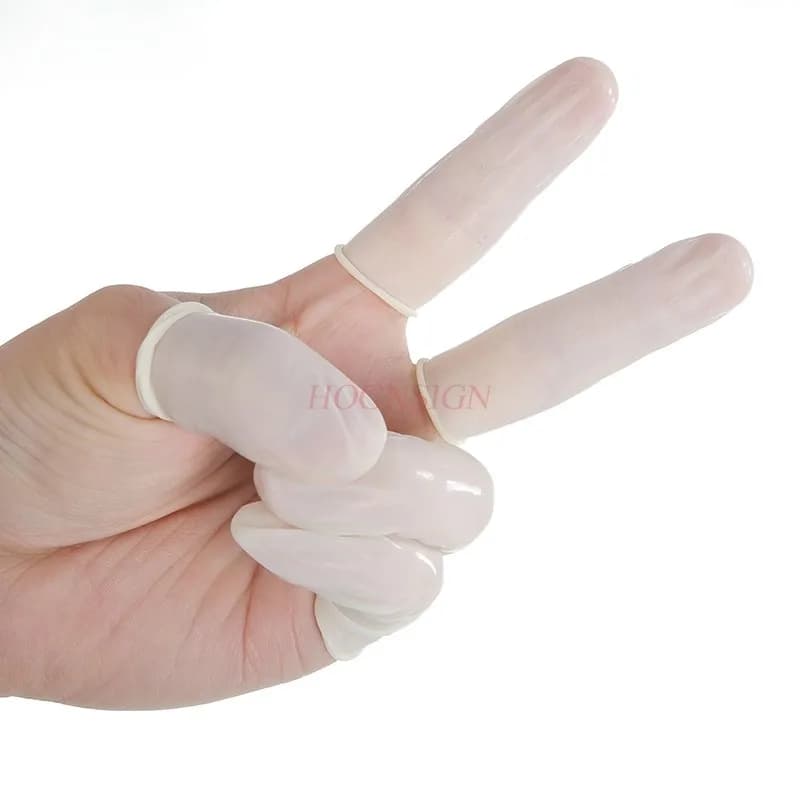 Guanti protettivi in gomma industriale resistenti all'usura da 500g, set di guanti in lattice monouso antiscivolo e antipolvere per la purificazione