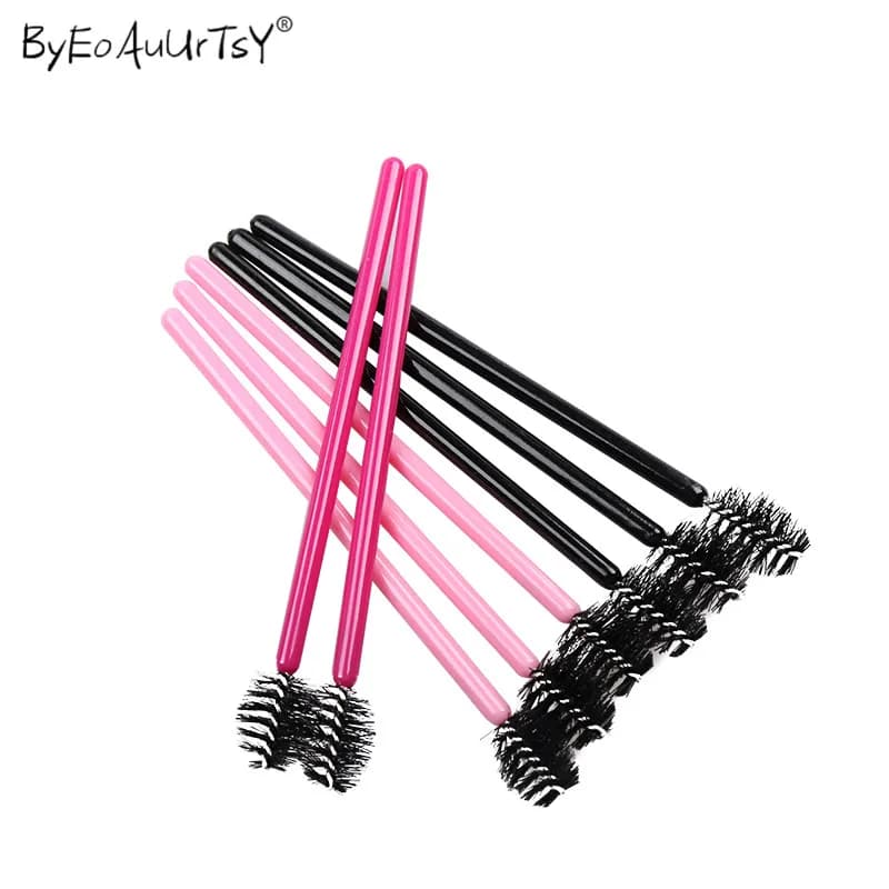 50/100pcs Use And Drop Brush Sweater Peel Mascara Bacchette Eye Lashes Linden Extension Person Applicator Women Makeup Tools