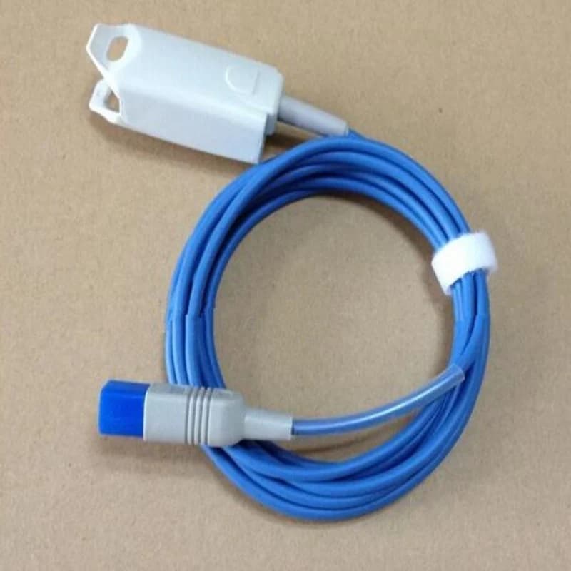 Compatible for Philips/HP M1941A 8PIN Adults FingerClip Spo2 Sensor Pulsossimeter Spo2 Probe MP20/30/40 Oxygen Sensor 3M/9ft