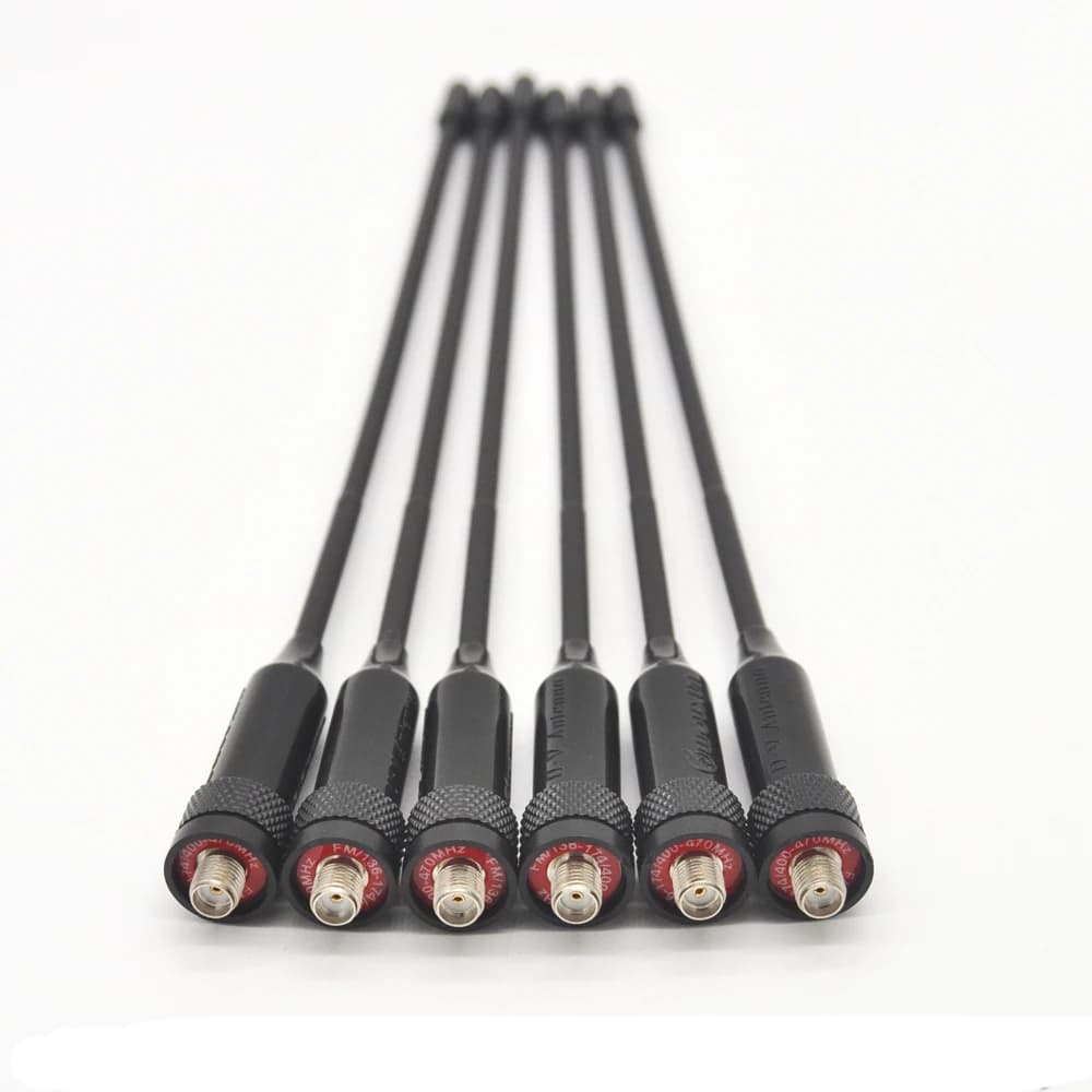 Originale Wouxun VHF UHF Dual Band Antenna per la Radio Bidirezionale Walkie Talkie KG-UVD1P KG-816 KG-818 KG-819 KG-869 KG-889 KG-833