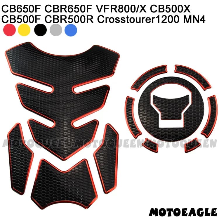 3D moto Gas olio combustibile serbatoio Pad protector decalcomanie adesivi per CB650F CBR650F VFR800X VFR800 CBR500R CB500X CB500F CM1100