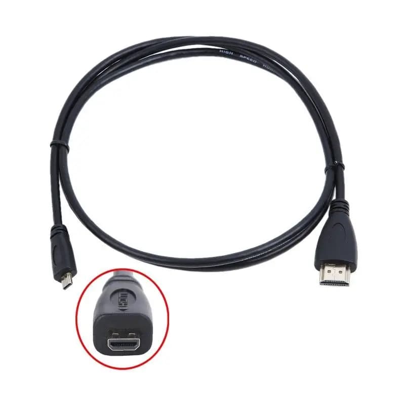5TF/1.5M Micro HDMI-compatible A/V HD TV Video Cable Cord Lead for Samsung CAMERA HMX-W300 B W300R/N