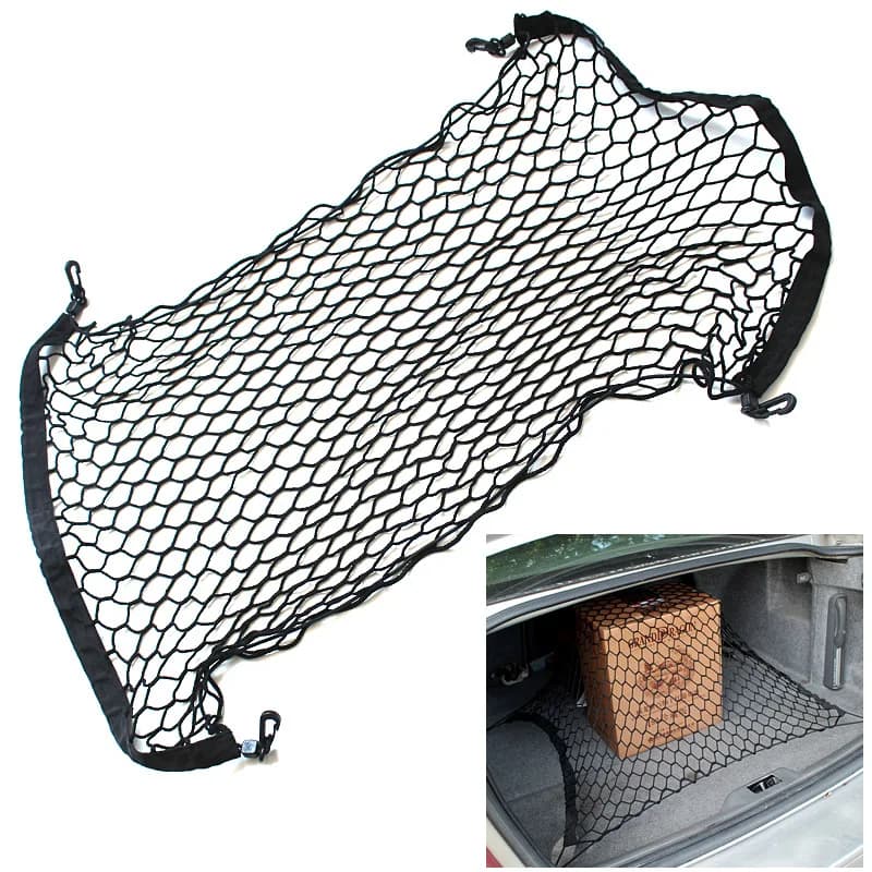 For Toyota Corolla Rav4 Chr Avensis Yaris Auris Prius Auto Care Car Trunk Luggage Storage Cargo Organiser Nylon Elastic Mesh Net