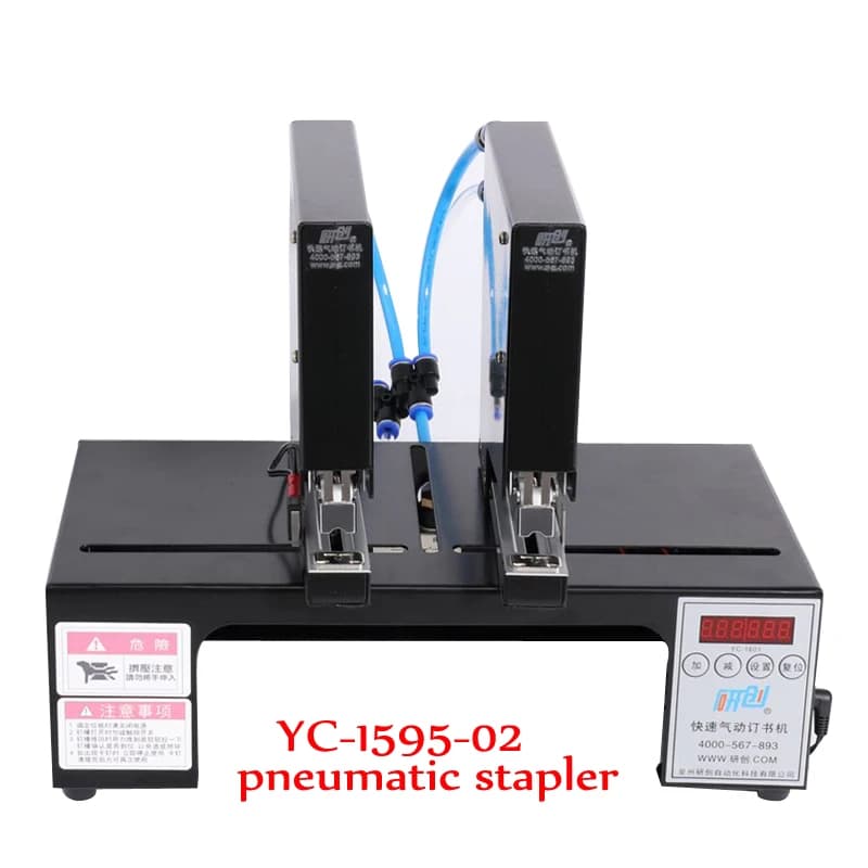 Cucitrice pneumatica Cucitrice elettrica automatica a doppia testa Rilegatrice Cucitrice elettrica 180 volte/min Rilegatrice