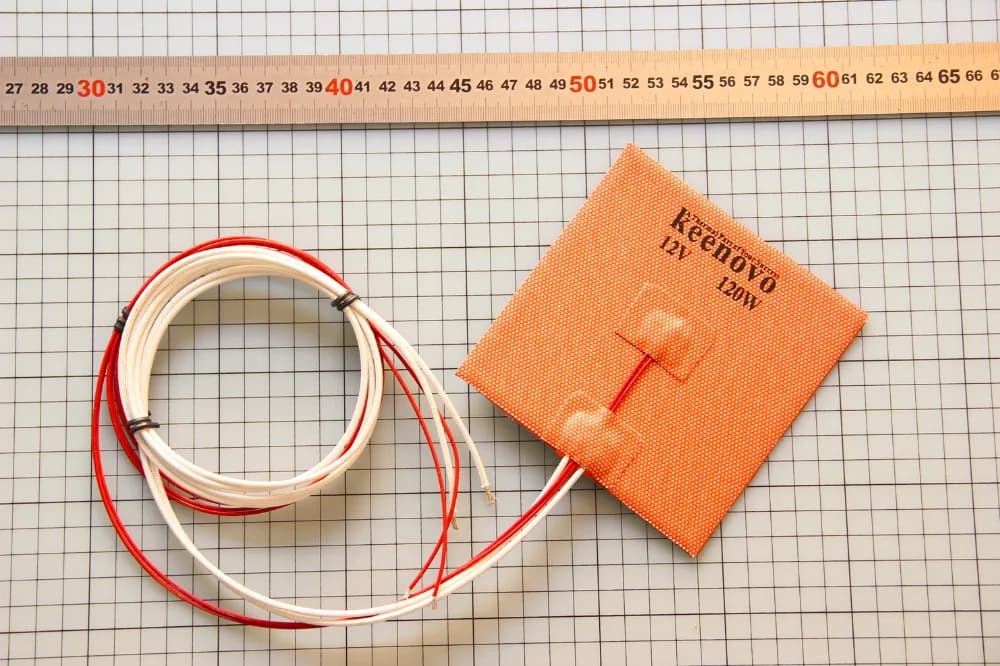 120mm X 120mm 120W w/ 3M PSA & NTC 100K termistore, Pad riscaldatore in Silicone Keenovo, riscaldatore stampante 3D, Heatbed, spedizione gratuita