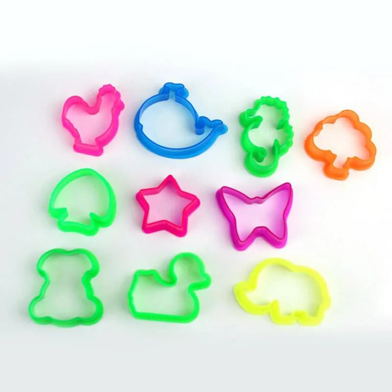 10 pz/lotto animale argilla plastilina stampo strumento giocattoli