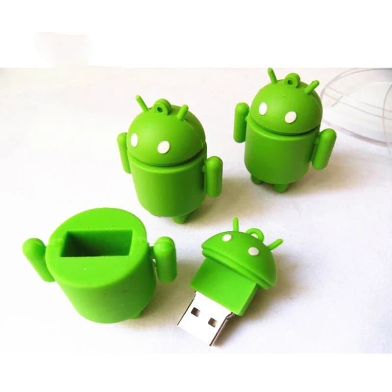 Crazy hot robot chiavetta USB 4 GB 8 GB 16 GB 32 GB 64 GB cartone animato Android pendrive U Disco chiavetta memoria stick penna unità regalo