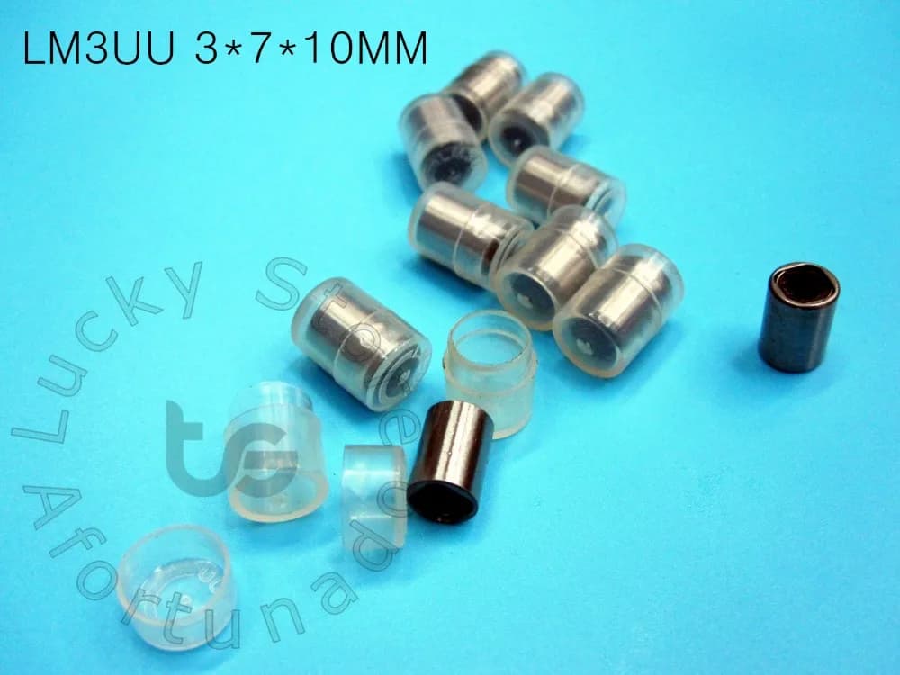 LM3UU Cuscinetto 3*7*10 Mm 10 Pz/lotto LM3UU 3 Millimetri Sfere Cuscinetto Lineare a Sfere 3*7*10 Mm per Il 3d Parti Della Stampante