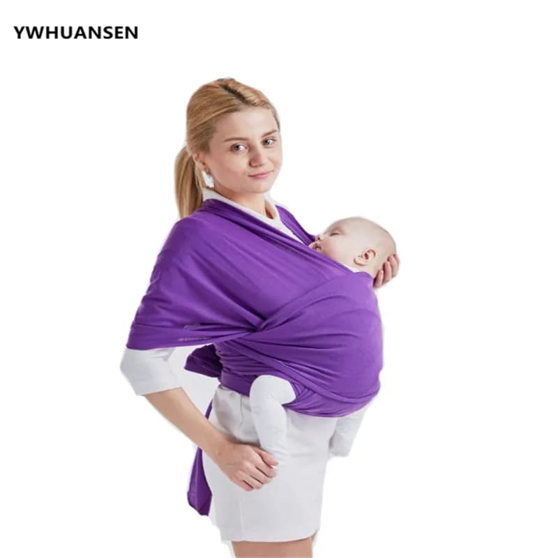 0-3Y Marsupio Sling per neonati Morbido involucro per neonati Avvolgente traspirante Hipseat Allattamento al seno Nascita Zaino per allattamento