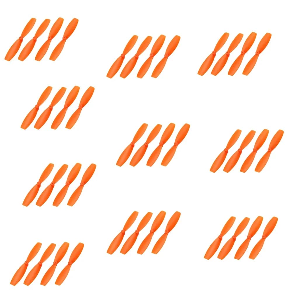 40 pcs Mini 60mm CW/CCW Elica for 0720 0820 8520 Coreless Motor for Hubsan H107 Series Q100 EX100 LT105 110mm RC Racing Drone