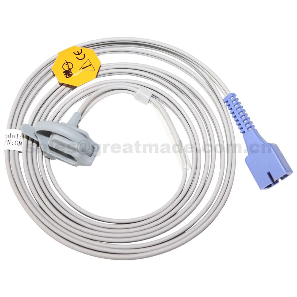 Pulsoxmeter sensor with silicone casing for newborn dB9 male-9 pin L=3M OXIMAX Tech Not detachable